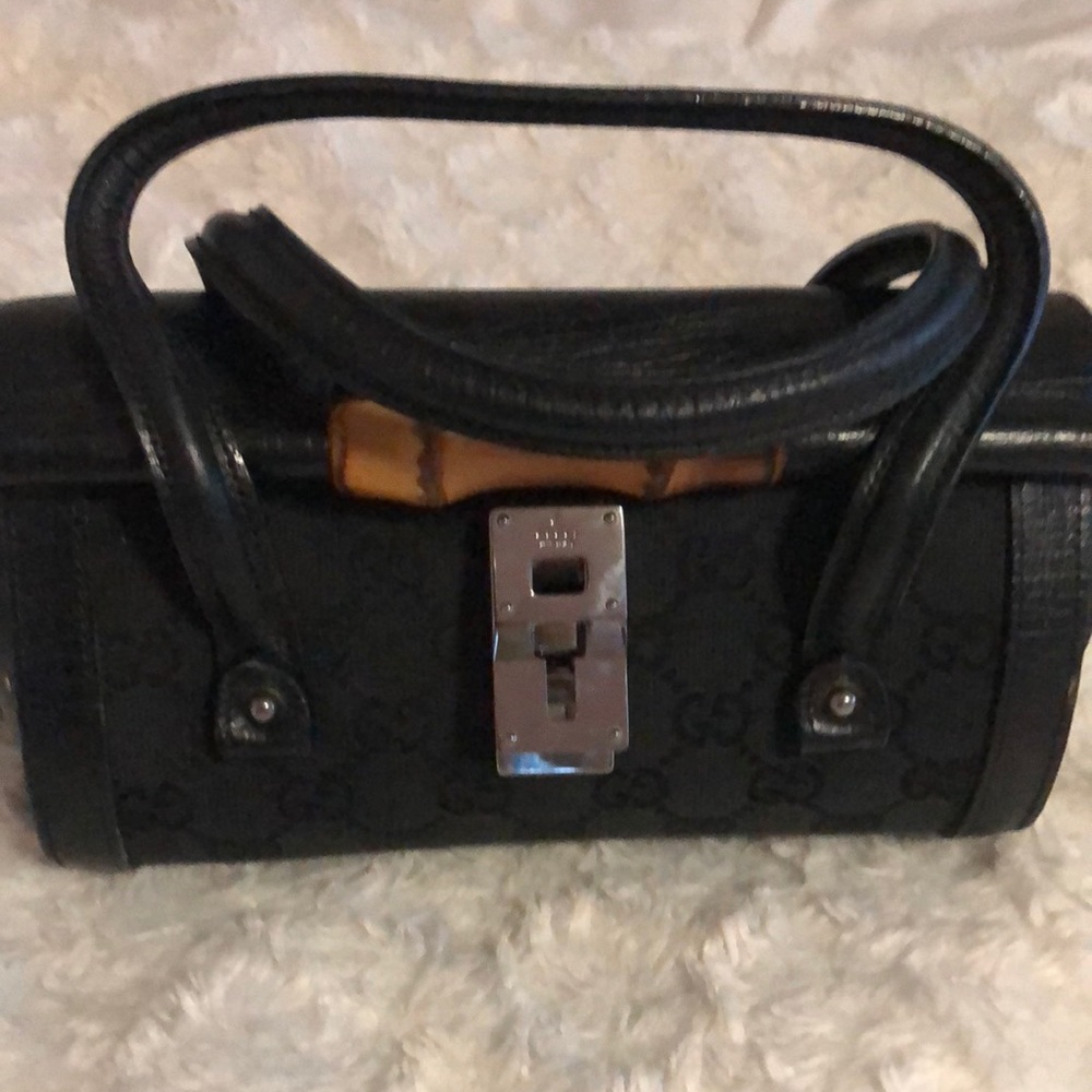 Authentic Gucci small bamboo handbag